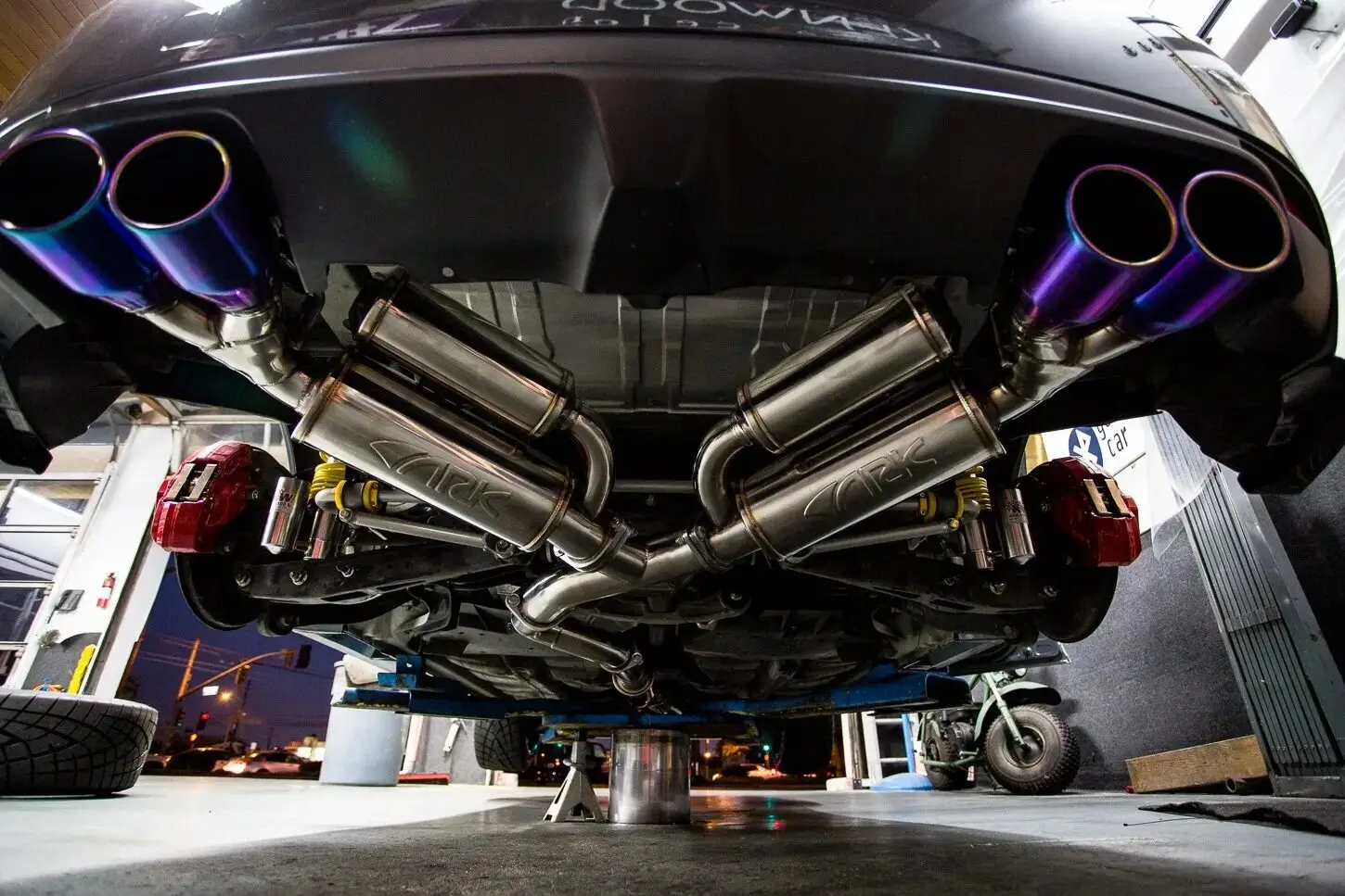 Performance car exhaust
